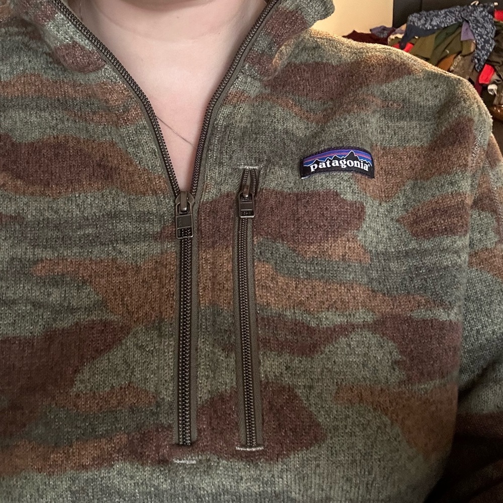 Camo Patagonia sweatshirt